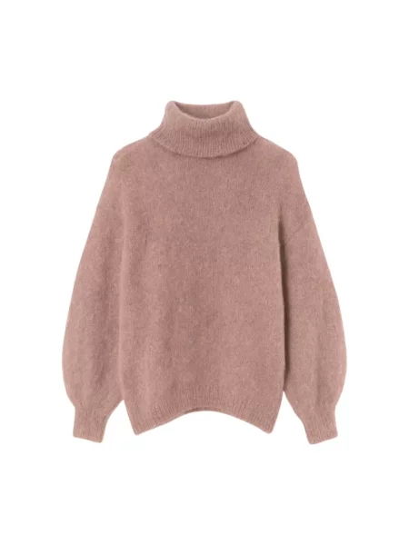 Moherowy sweter Opal Studio brązowy
