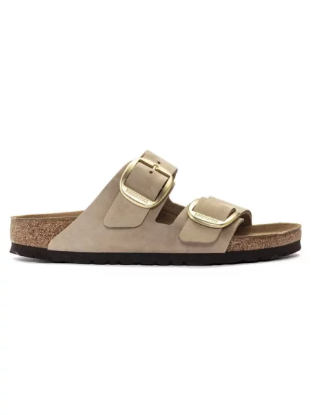 Klapki Birkenstock beżowe