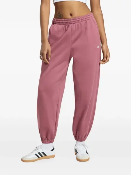 Top Adidas cu broderie alergare din jerseu negru