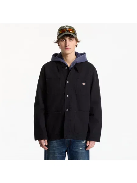 Kurtka Dickies Lined Chore Canvas Jacket Black XL czarna