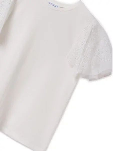 Mayoral T-shirt Écru