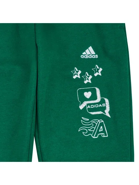 Pantaloni copii Adidas verde