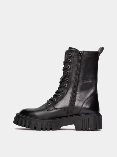 Кожаные сапоги Clarks черные