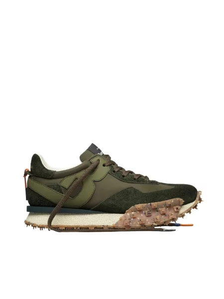 Sneakersy Barracuda zamszowe zielone
