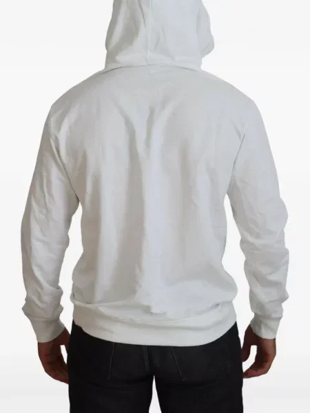 Hoodie Dolce & Gabbana με αυτόγραφο λευκό