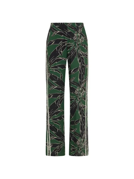 Pantaloni The Upside cu model floral cu imagine verde