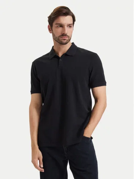 Calvin Klein Jeans Tricou polo negru