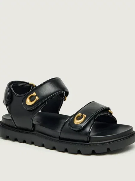 Coach De piele sandale BRYNN negru