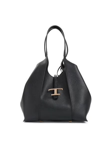 Shopperka Tod's skórzana czarna