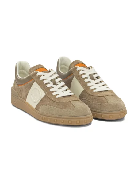 Sneakersy Valentino Garavani skórzane beżowe