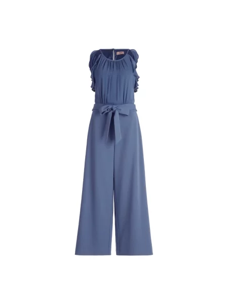 Kombinezon Vera Mont szyfonowy niebieski