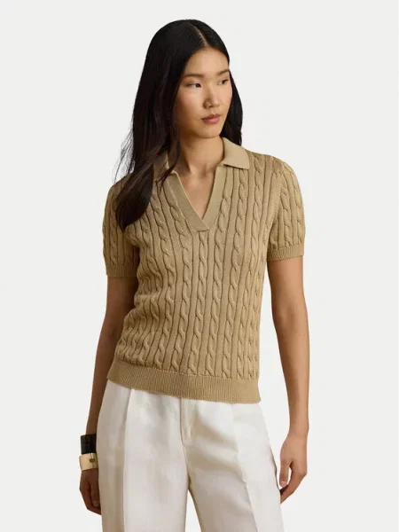 LAUREN RALPH LAUREN Polokošeľa béžová