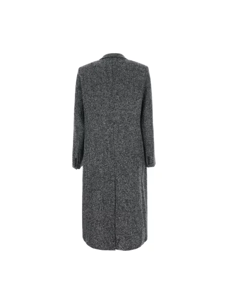Płaszcz Emporio Armani wełniany szary