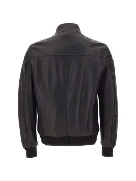 Geanta de piele Barba negru