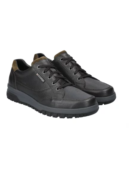 Sneakersy Mephisto sznurowane skórzane czarne