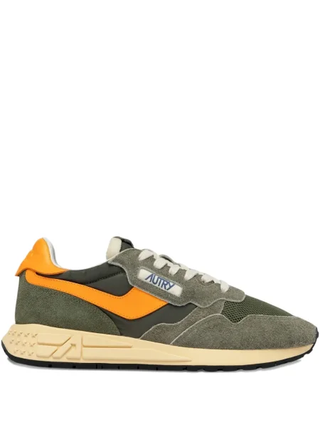 Sneakerși Autry cu șireturi din dantelă verde
