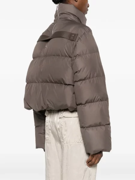 Geacă Moncler + Rick Owens maro