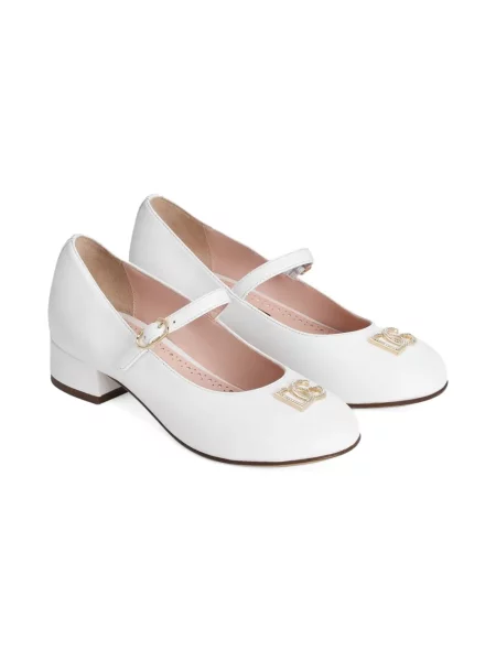 Balerinki dziecięce Dolce And Gabbana białe