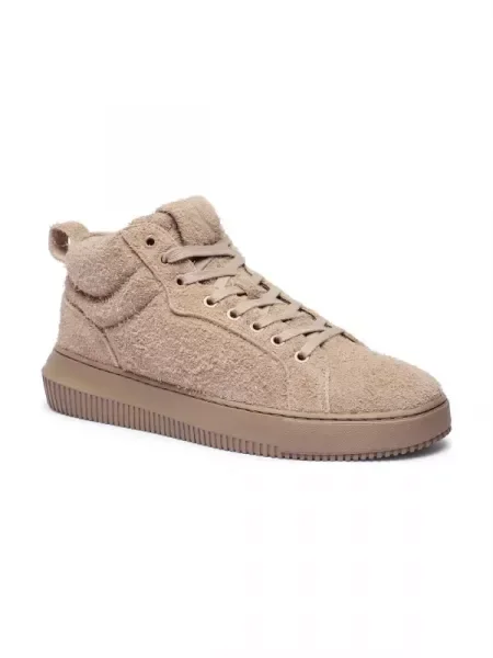 Calvin Klein Jeans Sneakers | piele întoarsă bej