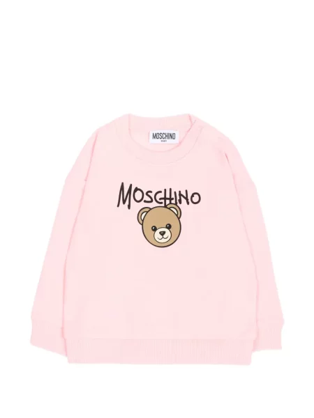 Bluza dziecięca Moschino różowa