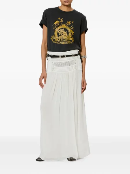 Fusta maxi Marant Etoile alb