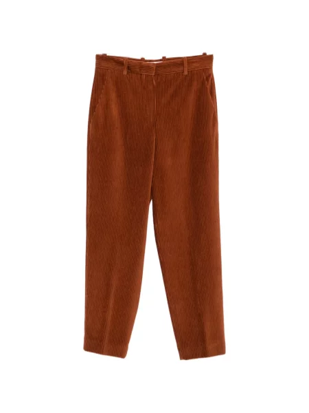 Pantaloni Circolo 1901 de catifea cord conici maro