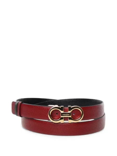 Cu centură reversibil curea Ferragamo cu cataramă roșu