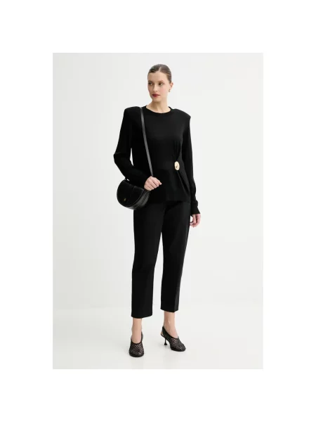 Sweter Simona Corsellini wełniany czarny