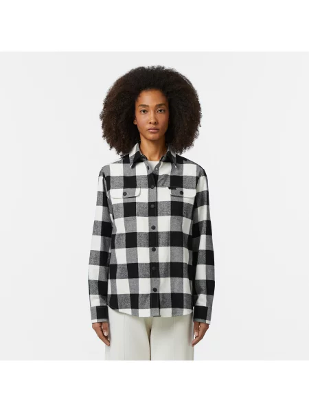 Lacoste Koszula W Kratę Regular Fit czarna
