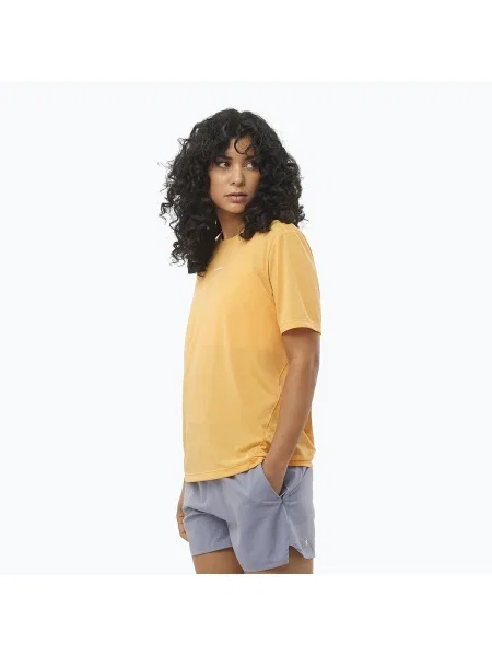 Tricou de alergare pentru femei Salomon SHKout Core apricot