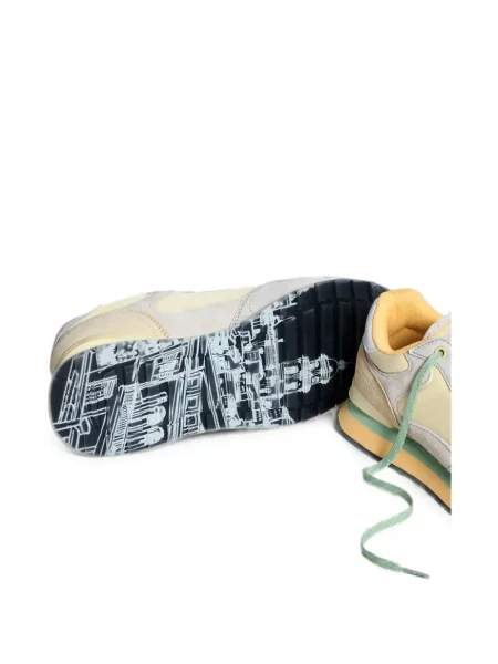 Fűzős szarvasbőr sneaker Hoff sárga