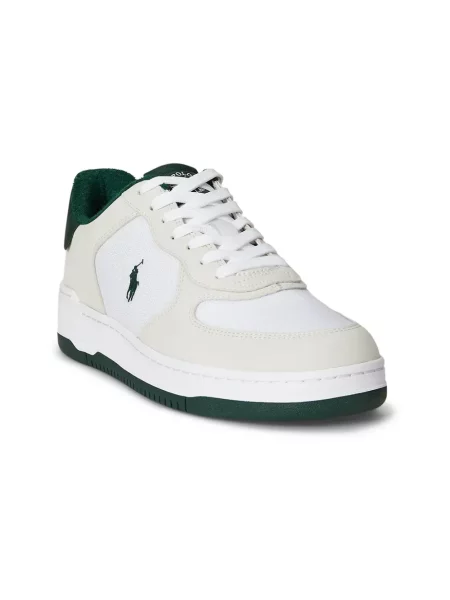 Sneakersy Polo Ralph Lauren skórzane białe