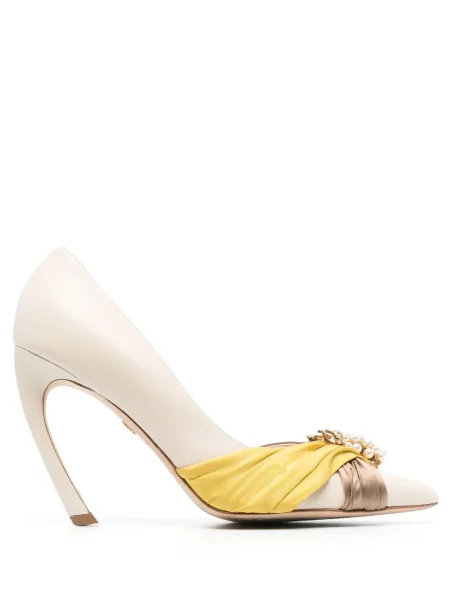 Pandantiv Roberto Cavalli slingback cu dungi de tigru