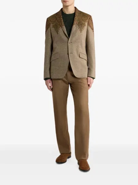 Geacă Etro de lână cu imagine cu model paisley