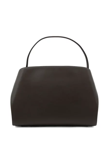 Geantă shopper Ferragamo din piele maro