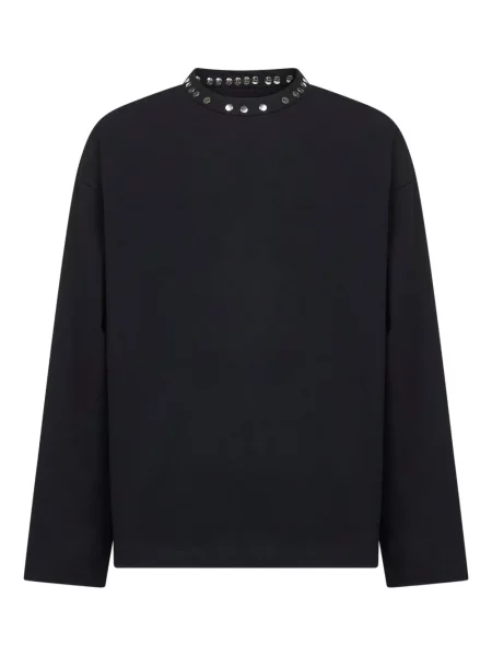 Cămașă Jil Sander cu decolteu rotund negru