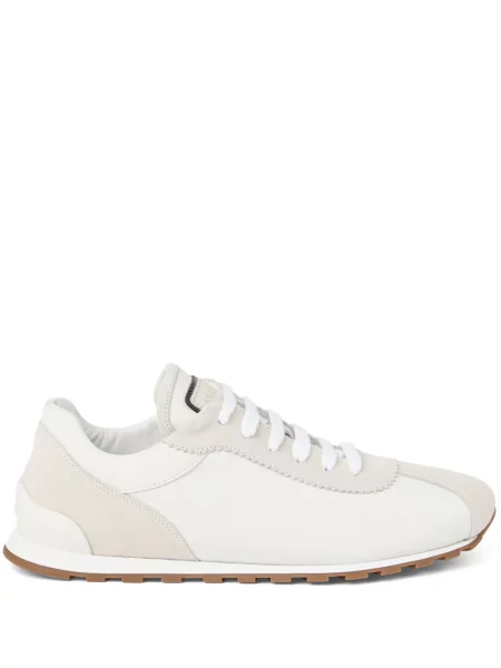 Sneakerși Brunello Cucinelli alb