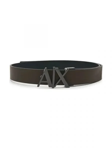 Armani Exchange De piele cu două fețe maro