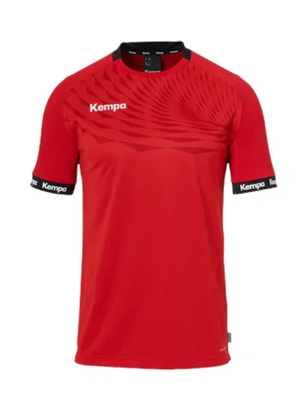 KEMPA Tricou funcțional roșu / negru alb