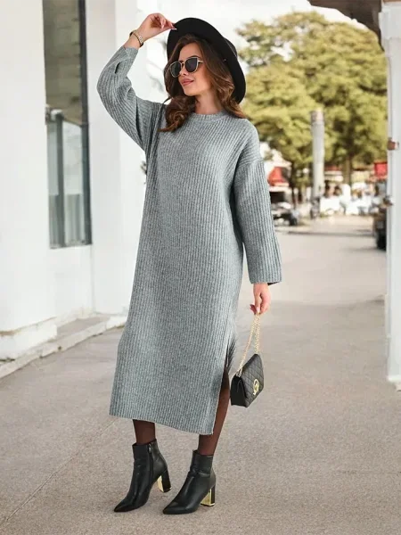 Rochie maxi Resti lungă de costum negru
