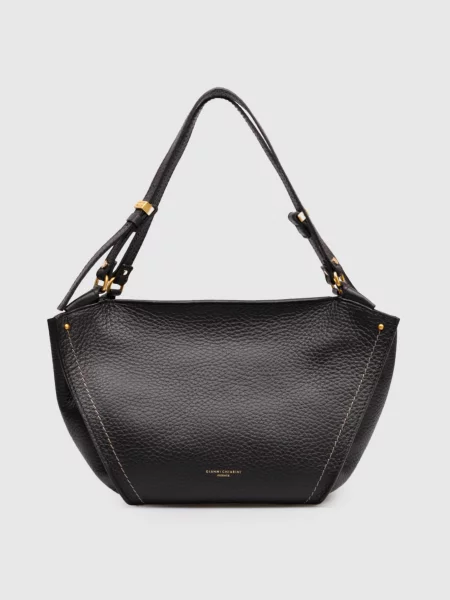 Шкіряна сумка-тоут Bloom Gianni Chiarini чорна