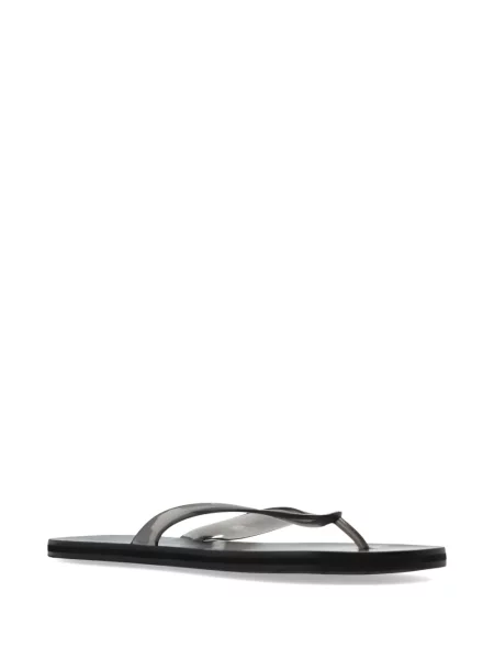 Sandale Black Suede Studio din piele de căprioară negru