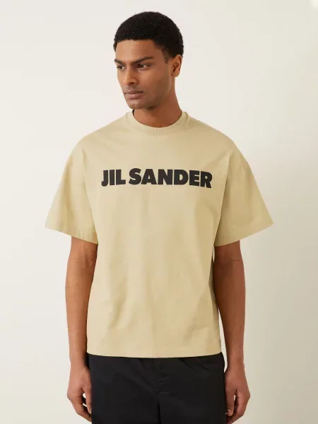 Jil Sander Tričko béžová černá