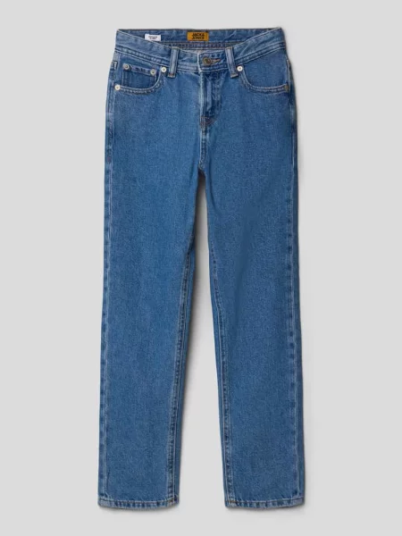 Jeansy z naszywką z logo model ‘CLARK’ Jack & Jones niebieskie