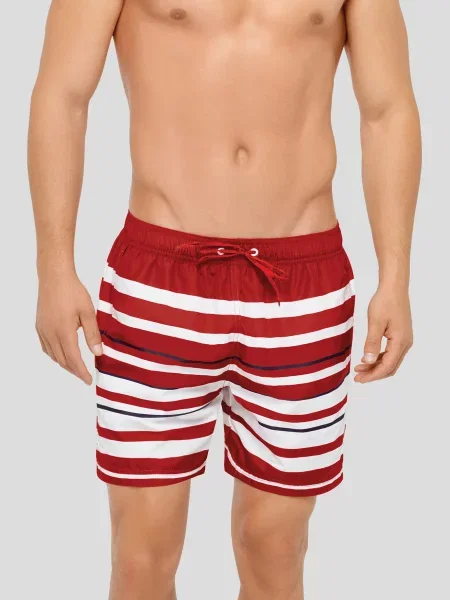 Смугасті шорти Marc&andre червоні