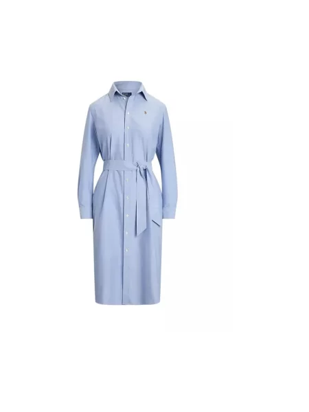 Sukienka Polo Ralph Lauren biznesowa niebieska