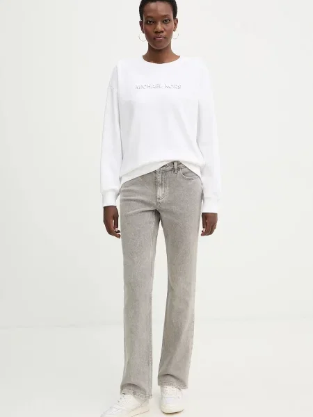 MICHAEL Michael Kors bluza z nadrukiem beżowy