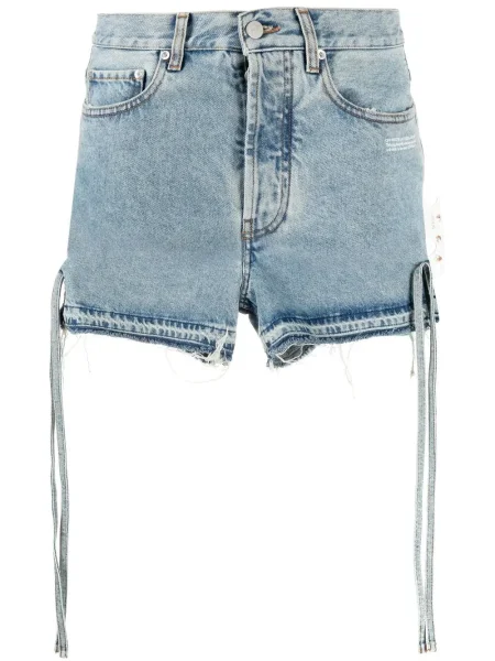 Pantaloni scurți din denim Off-white alb