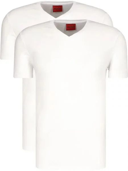 HUGO Tricou HUGO-V alb