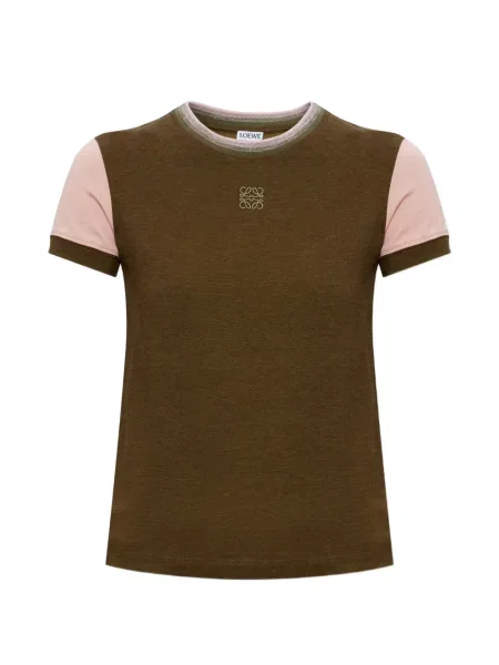 Tricou Loewe cu broderie verde